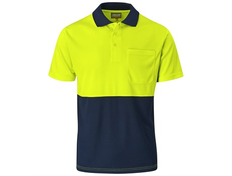 Inspector Two-Tone Hi-Viz Golf Shirt - Image 8
