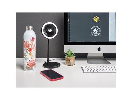 Light Breeze Led Ring Light Desk Fan - Image 3